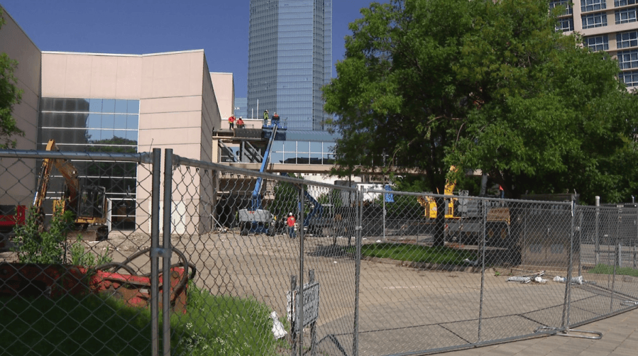 Demolition of old Myriad Convention Center underway Monday