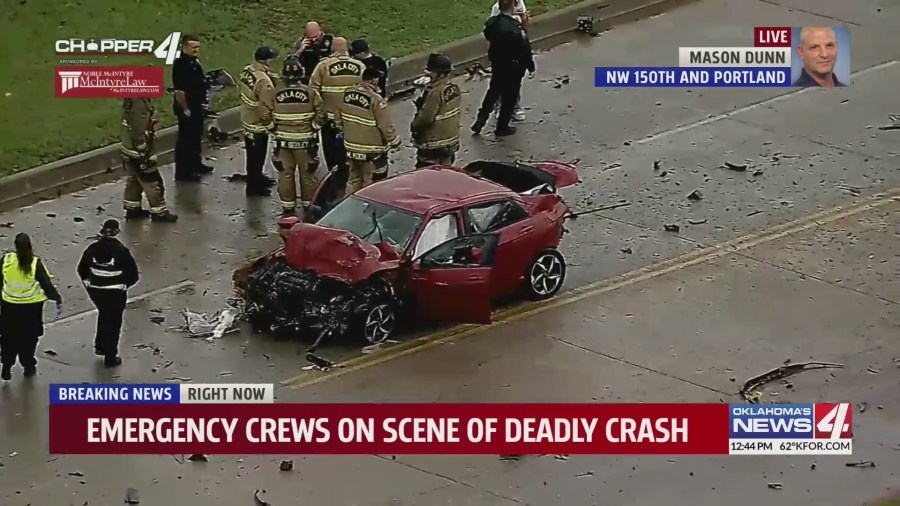 Police investigate deadly crash in NW OKC