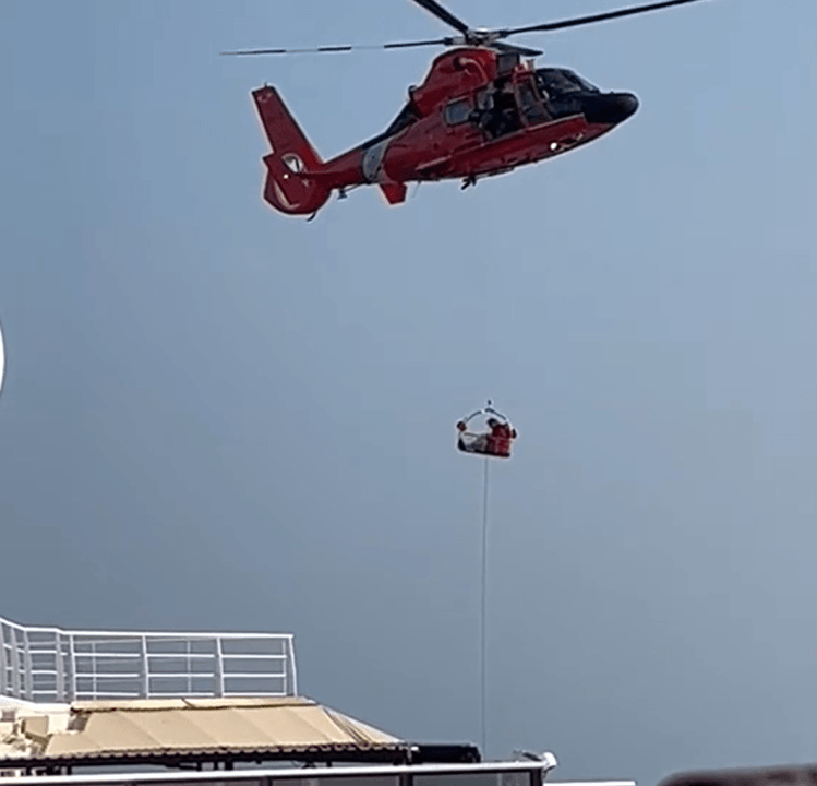 Coast Guard rescues cruise ship passenger experiencing strokes