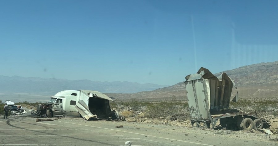 Driver killed, truck hits historic building in Death Valley National Park