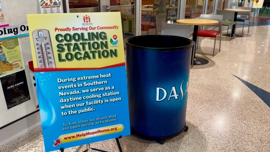 Cooling stations to open across Las Vegas valley due to extreme heat warning