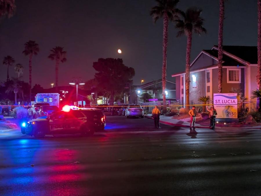 Man shot multiple times at northwest Las Vegas apartment complex
