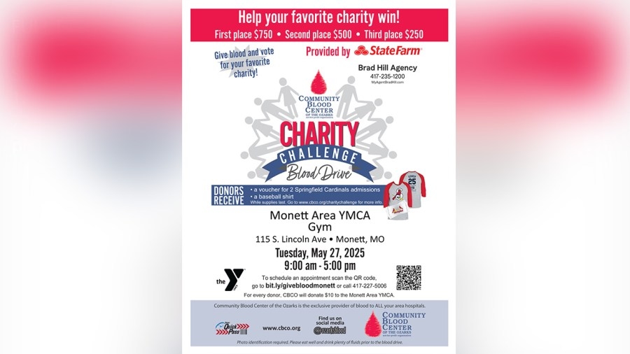 Monett blood drive aims to help local charities