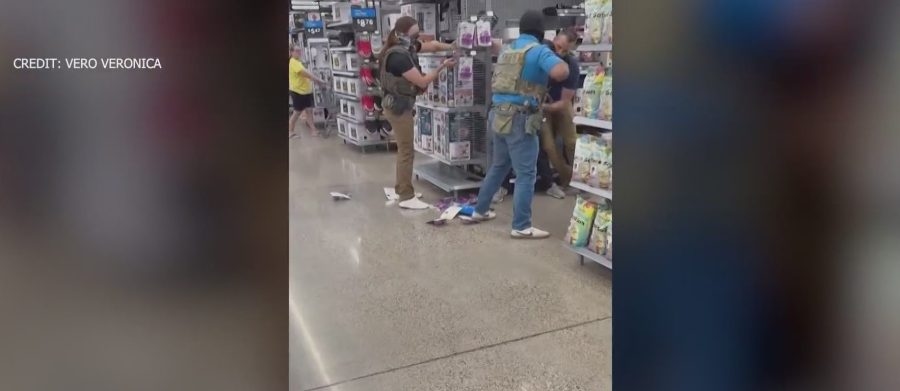 VIDEO: ICE agents use taser to detain man at Albuquerque Walmart