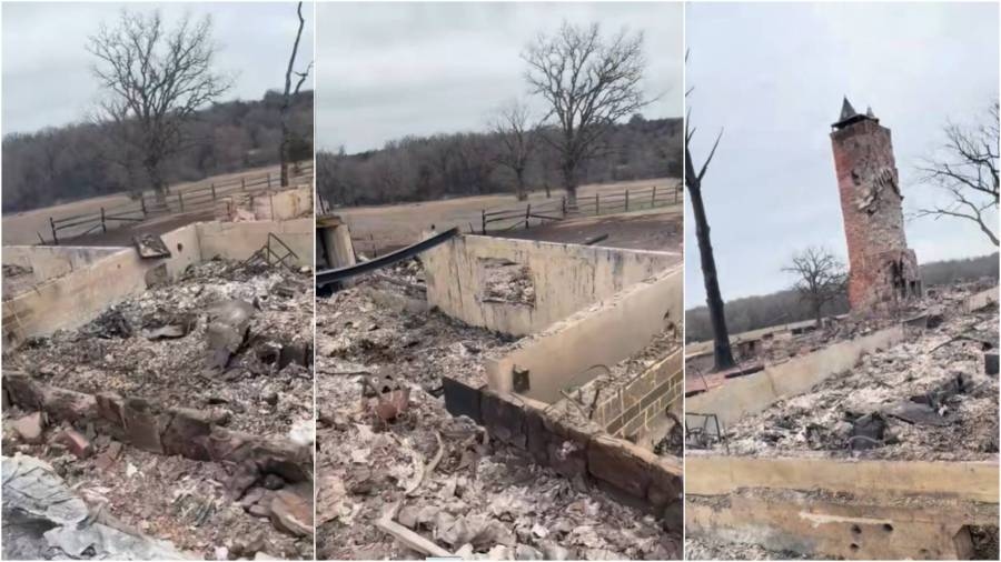 Governor's ranch home among those destroyed in Oklahoma wildfires
