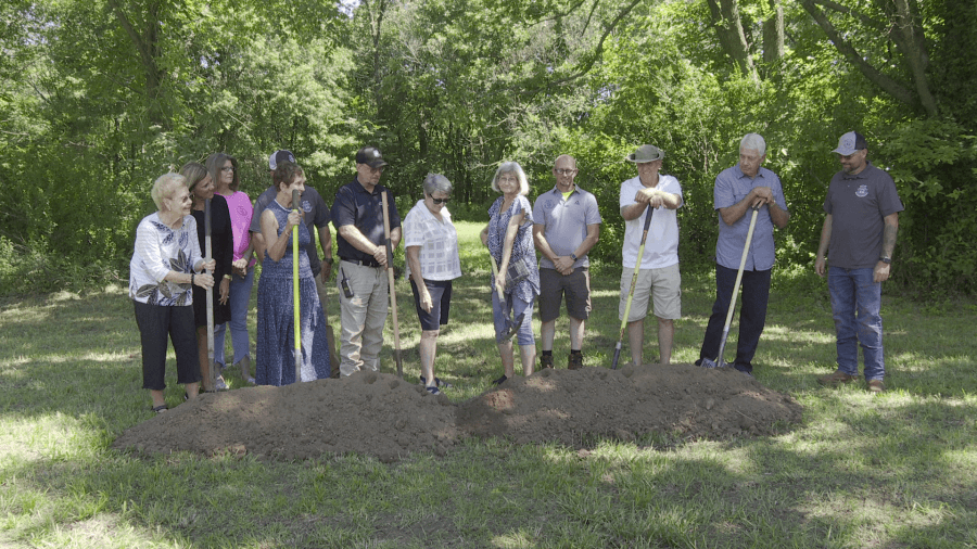 Baxter Springs breaks ground on adoption center project