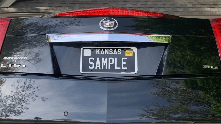 ‘It's that special': How much do the new blackout license plates cost in Kansas?
