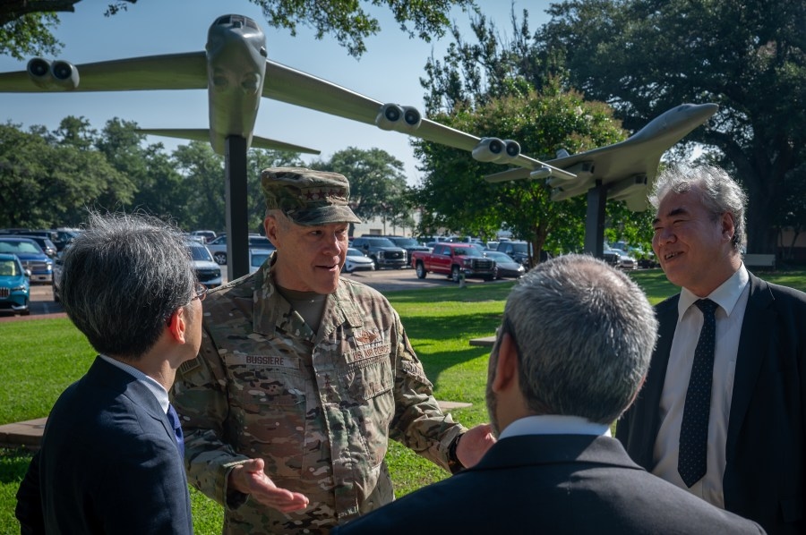 Japanese delegation hosted by Air Force Global Strike Command on Barksdale