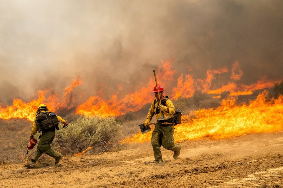 California's largest wildfire nears 80,000 acres as smoke triggers health warnings and evacuations