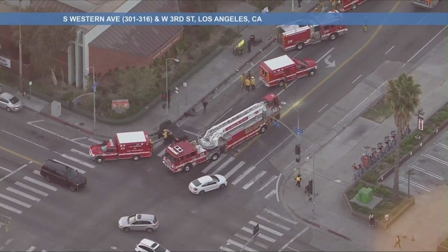 Violent crash in Los Angeles leaves tamale server in critical condition