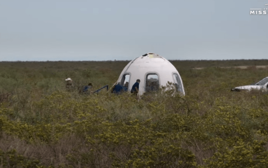 Blue Origin successfully launches latest human flight from West Texas