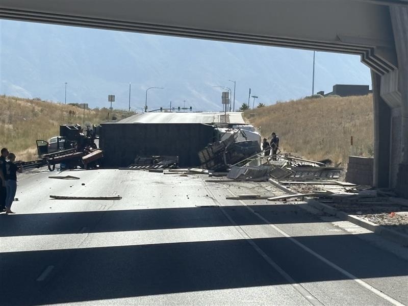 Cement truck driver killed in Lehi after striking overpass