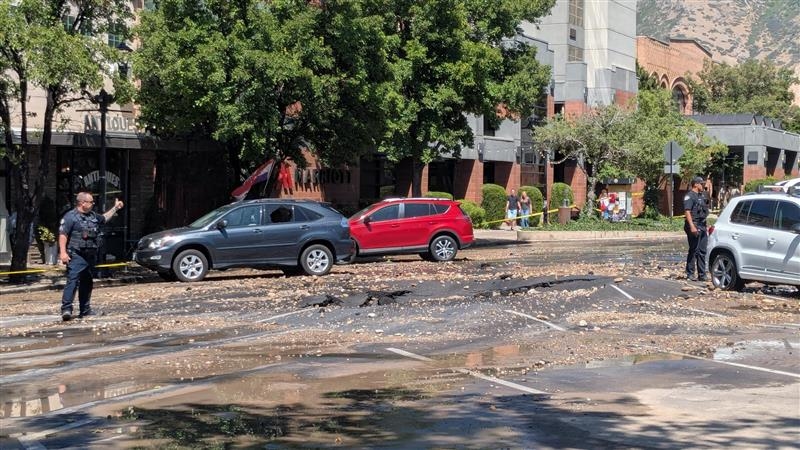 Cars, businesses damaged after water main break in Provo
