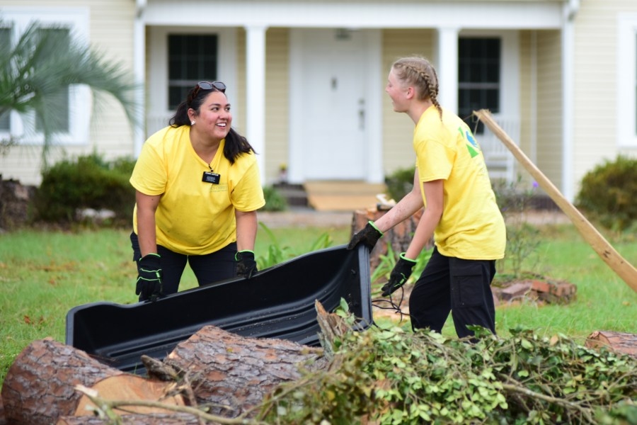 LDS missionaries host wildfire recovery hub for victims of deadly California fires