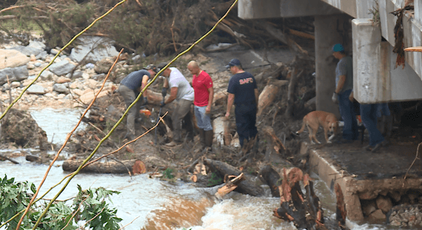 ‘It's sobering' volunteers search debris for bodies in Kerr County