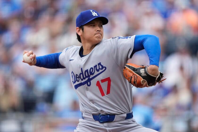 Shohei Ohtani is sharp in two innings but Dodgers fall to Royals