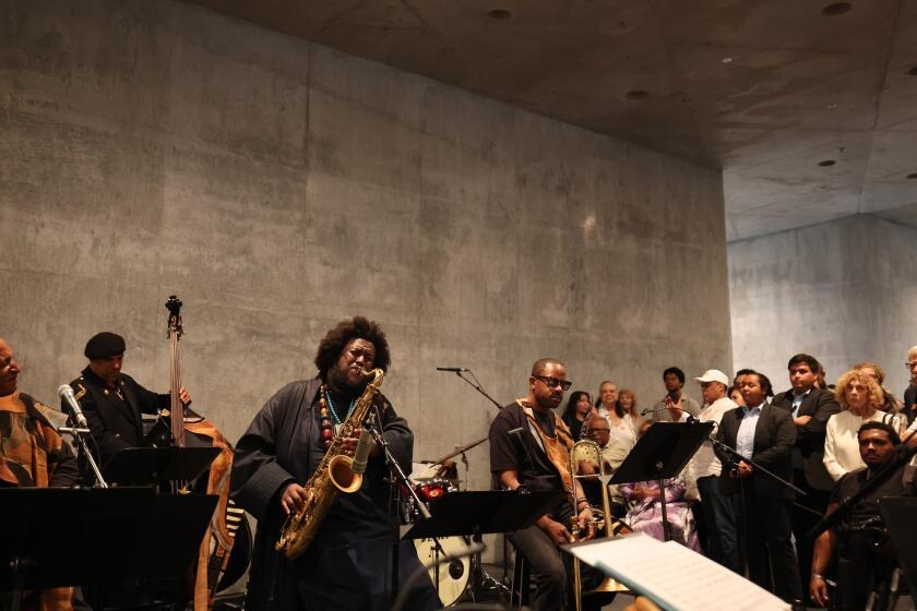 How Kamasi Washington and 100 musicians filled LACMA's empty new building with a sonic work of art