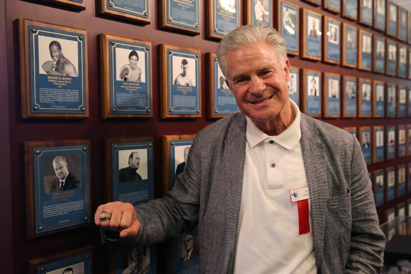 Jim Lampley wasn't supposed to fall in love with boxing. Instead, he became its voice