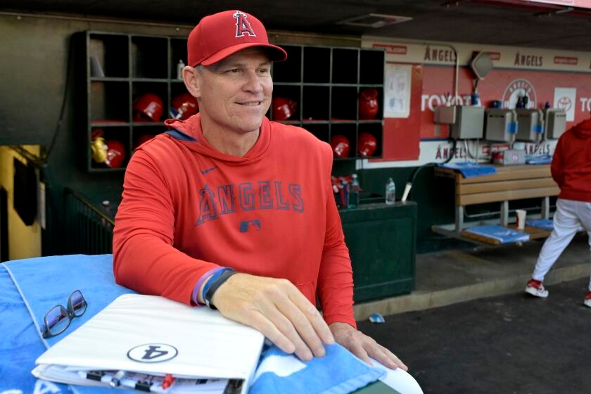 Angels interim manager Ray Montgomery has different tack than Ron Washington. Is it working?