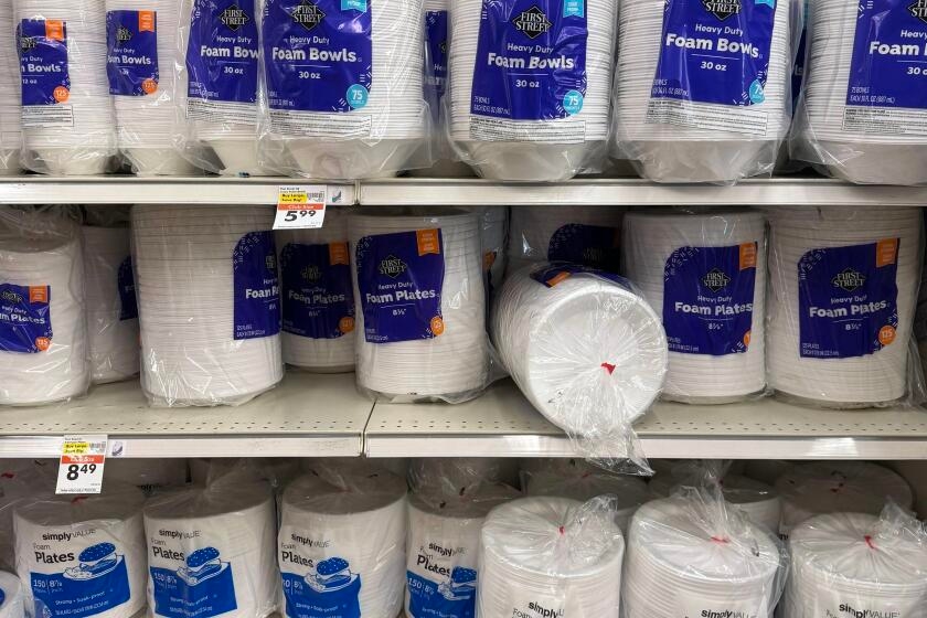 California banned polystyrene. So why is it still on store shelves?