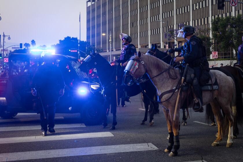 2 adults charged with assaulting horses, and a teen with attempted murder at L.A. protests