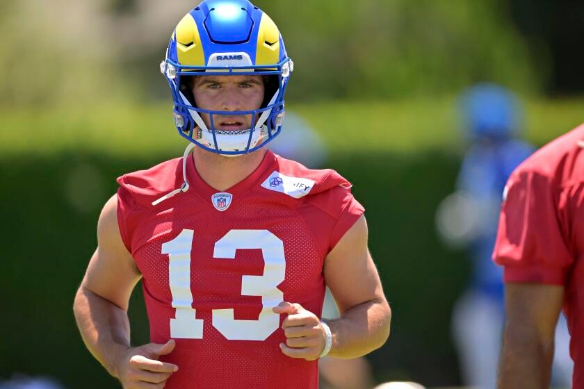Sean McVay noticing a change in Stetson Bennett's confidence this season