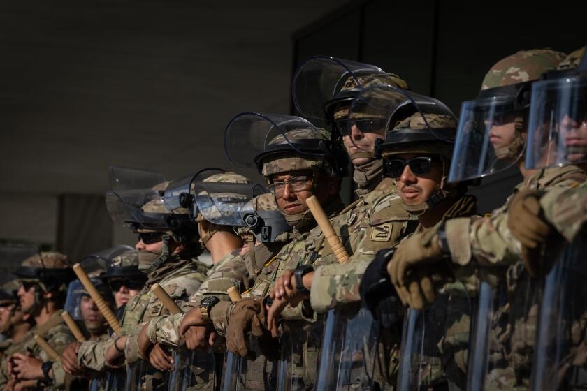 Trump lawyers call California effort to block L.A. military deployment a dangerous 'stunt'