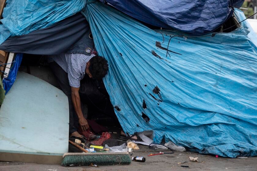 L.A. vowed to remove 9,800 encampments. But are homeless people getting housed?