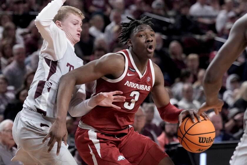 Lakers trade up again to select Adou Thiero at No. 36 in NBA draft