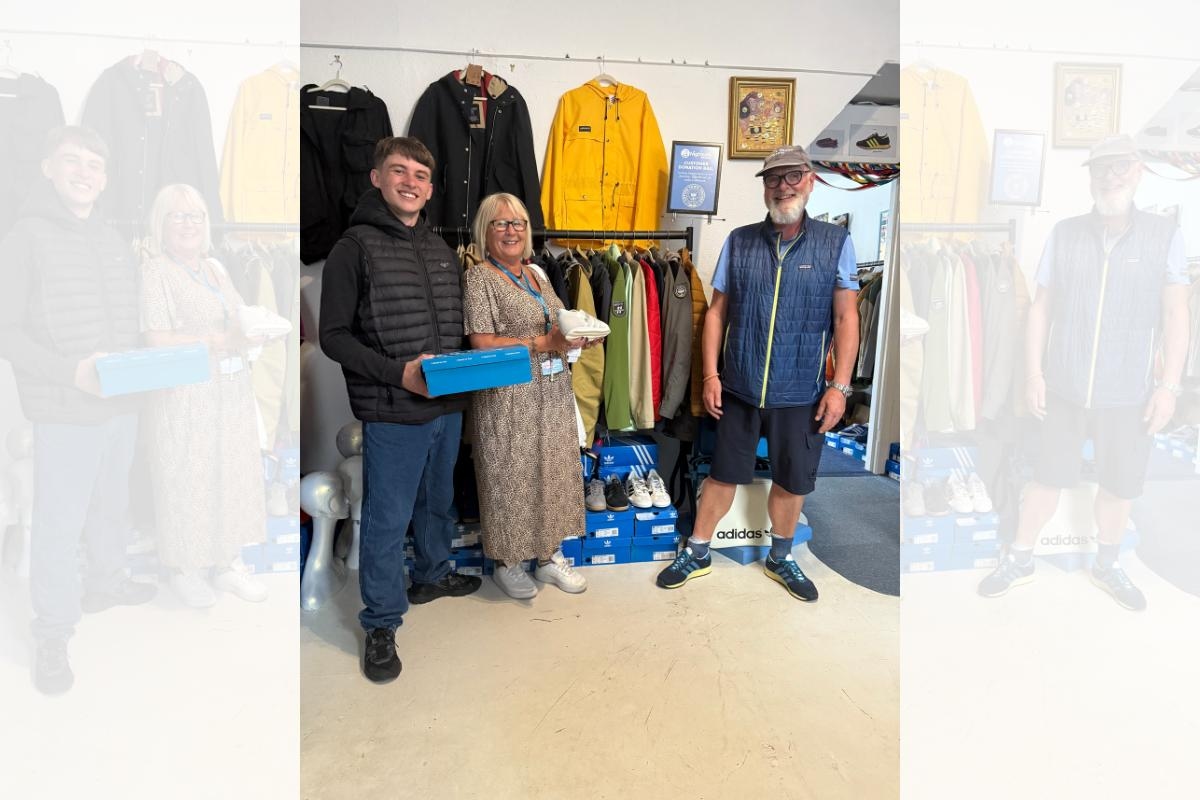 Trainers signed by Liam Gallagher help to raise £2,500 for homeless charity
