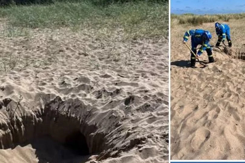 Mablethorpe Coastguard issues warning after responding to bizarre call on Sandilands Beach