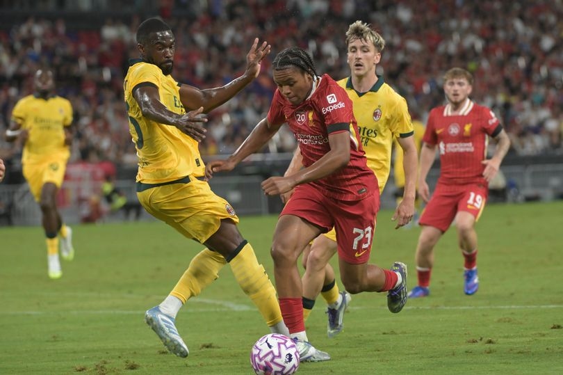 Harvey Elliott praises ‘fearless' Rio Ngumoha after impressive Liverpool display vs AC Milan