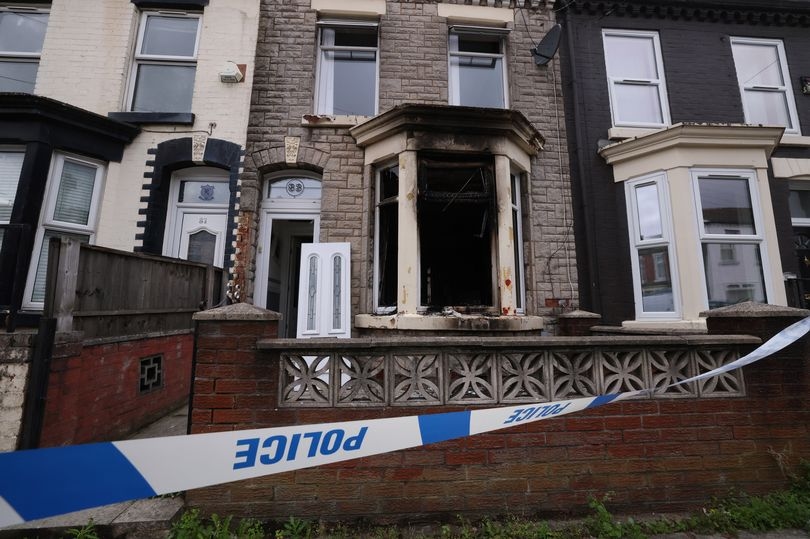 House bricked and set on fire with person inside
