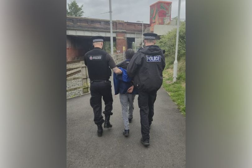 Police find out why man ran away down tram tracks after looking down his trousers