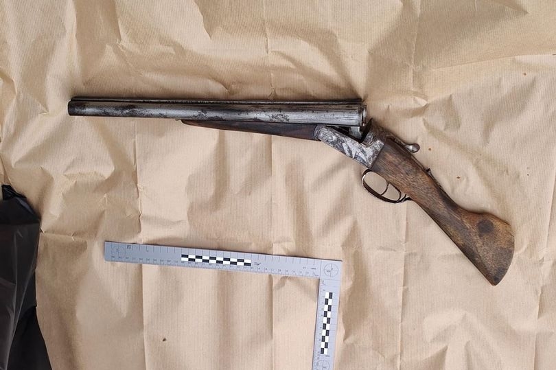 'Deadly' SHOTGUN and cartridges of ammunition found in woodland in Oldham