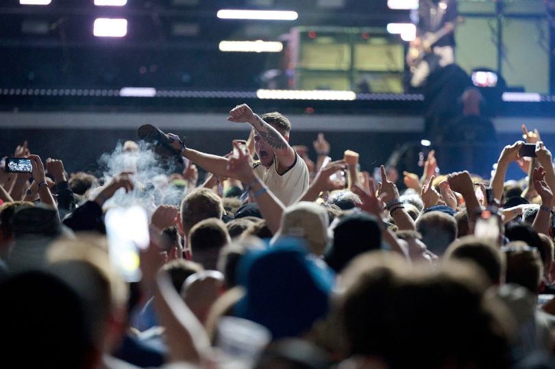 Danny Dyer among famous faces in crowd as Oasis reunite at huge Cardiff gig