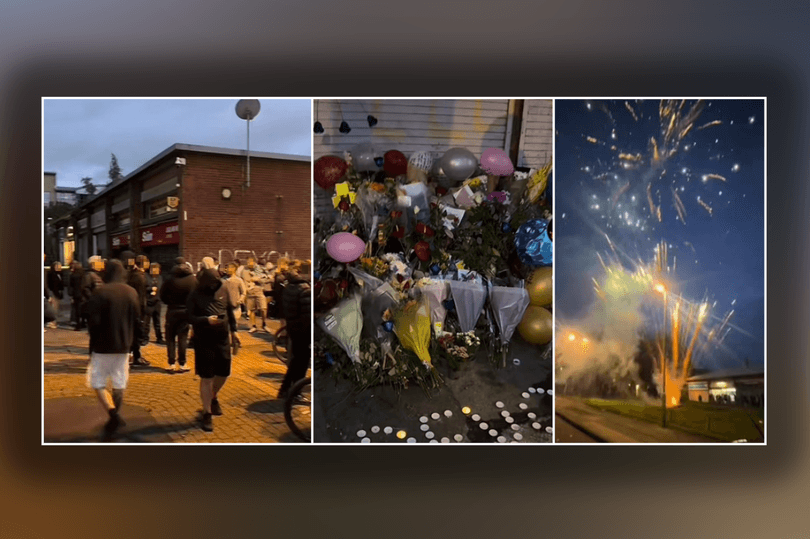Fireworks set off in 'memorial' for dead teenager as police called to 'disorder'