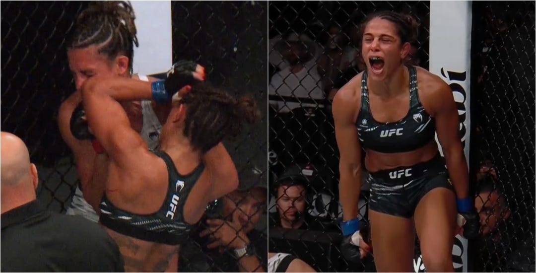 UFC on ABC 9 video: Tabatha Ricci unleashes barrage, stops Amanda Ribas for Round 2 TKO