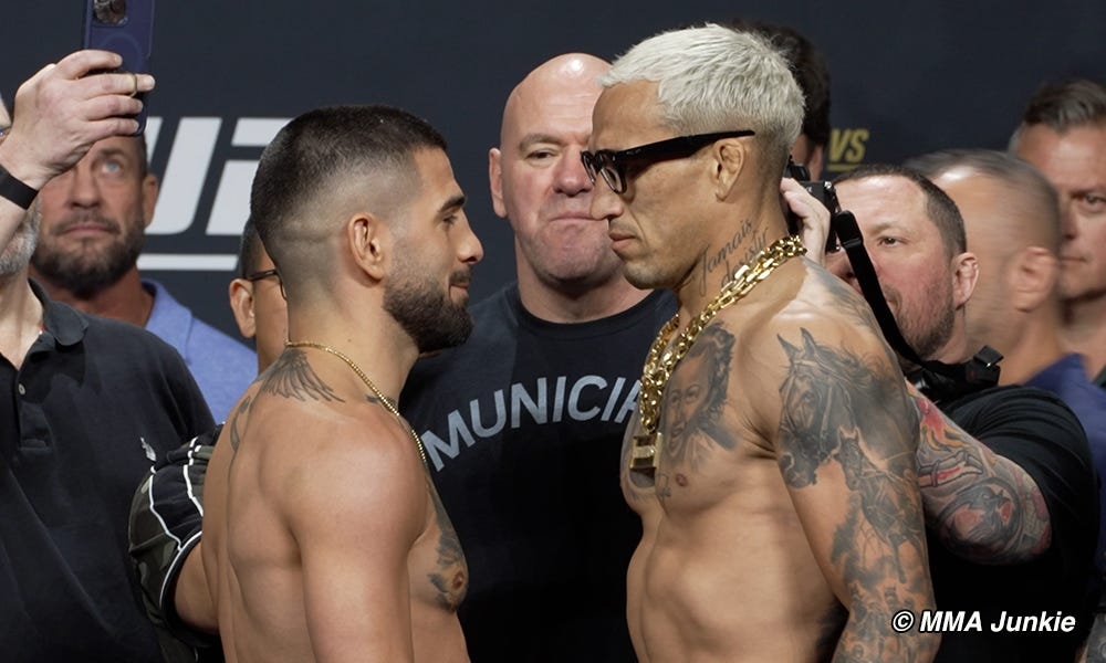 UFC 317 video: Ilia Topuria vs. Charles Oliveira final faceoff for vacant title bout