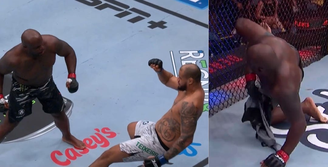 'Horrible stoppage': Fighters react to Derrick Lewis' TKO, celebration at UFC on ESPN 70