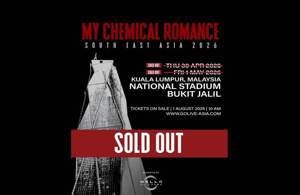 ‘We'll carry on': Second My Chemical Romance Malaysia show sells out in six hours