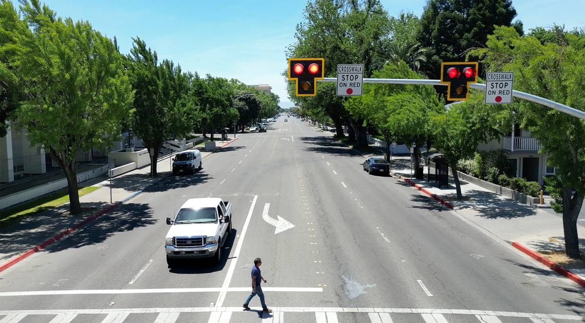 Modesto now has HAWKs watching out for pedestrian safety in crosswalks
