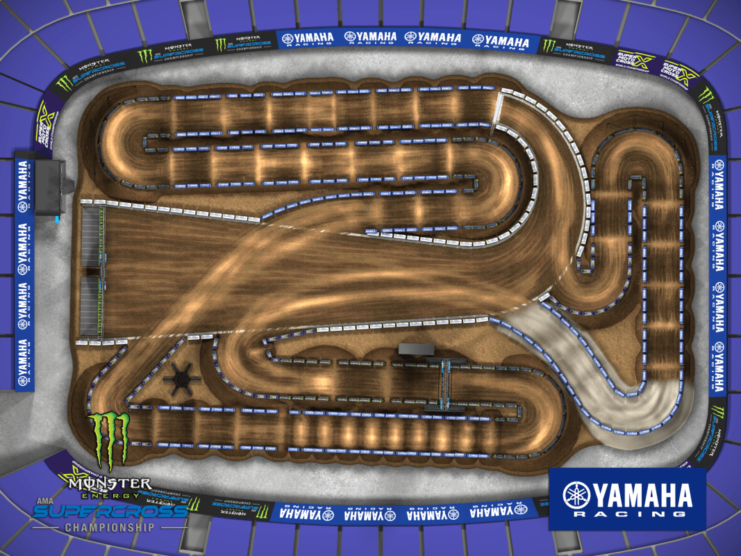 Track Map: Arlington Supercross