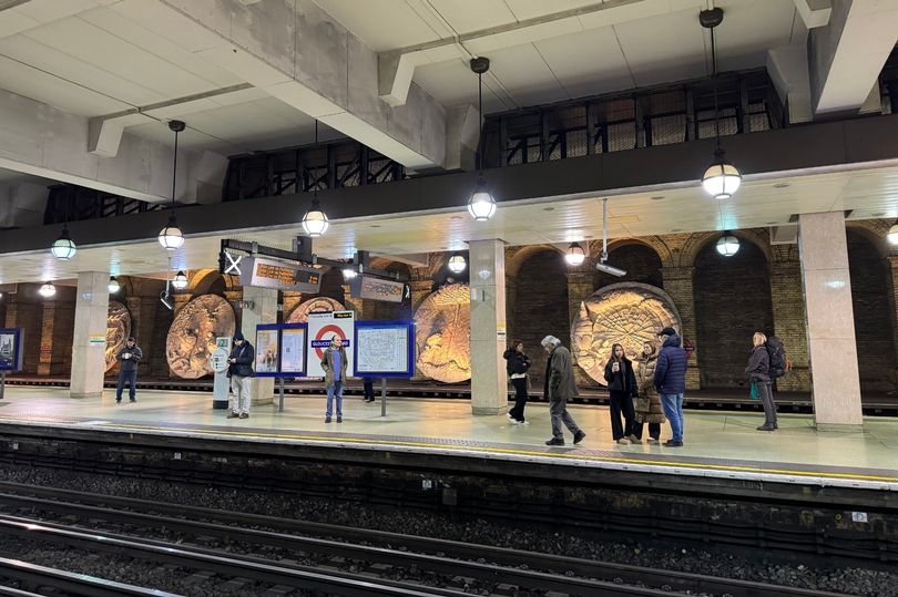 The London Underground station hiding an art gallery on an abandoned platform