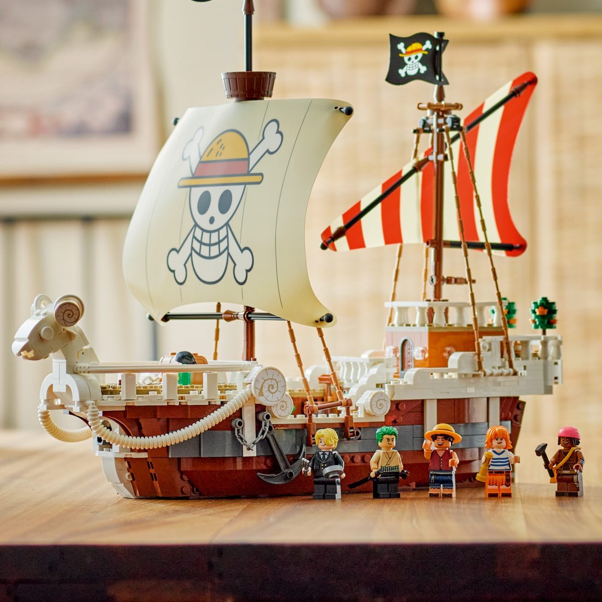 LEGO Reveals 7 ONE PIECE Sets Including The Going Merry and Straw Hat Pirate Minifigures