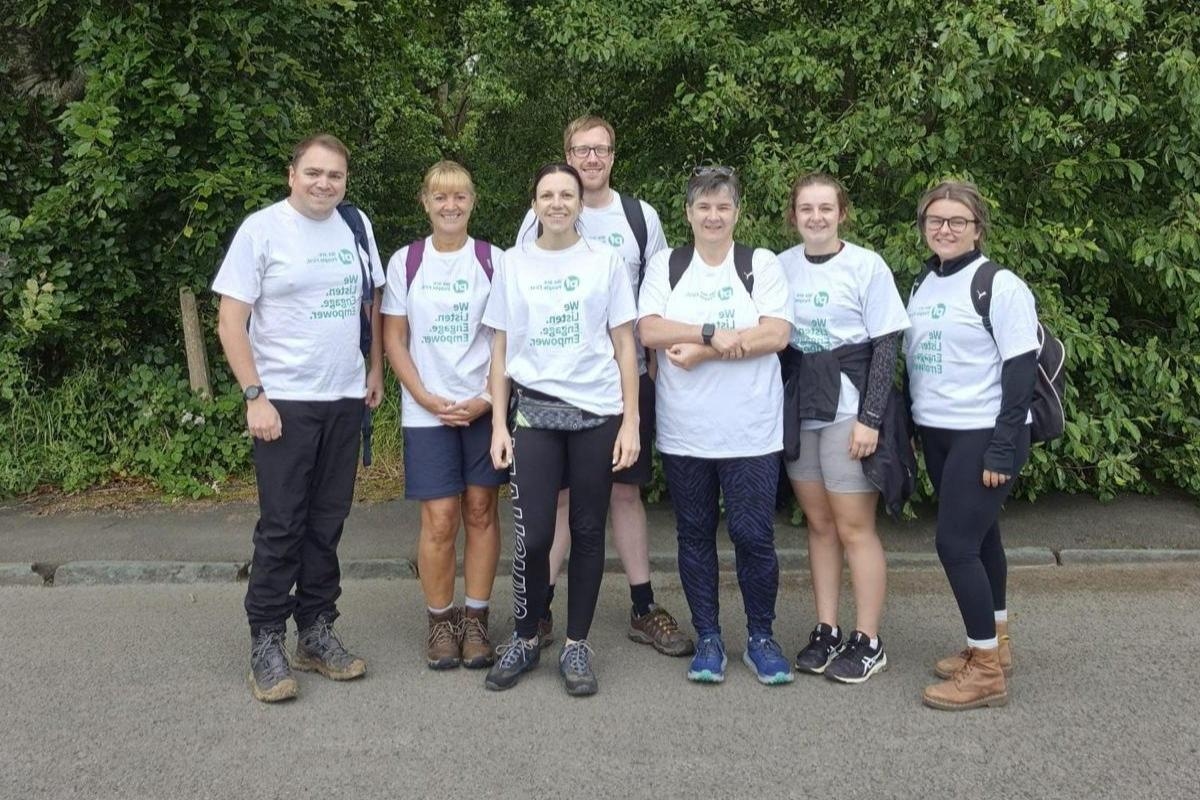Finance company raises more than £2k for People First charity