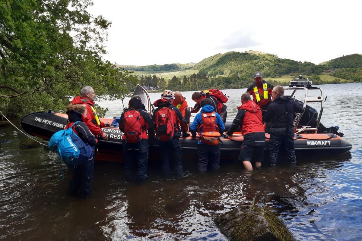 Runner who injured ankle evacuated by boat from Lake District location