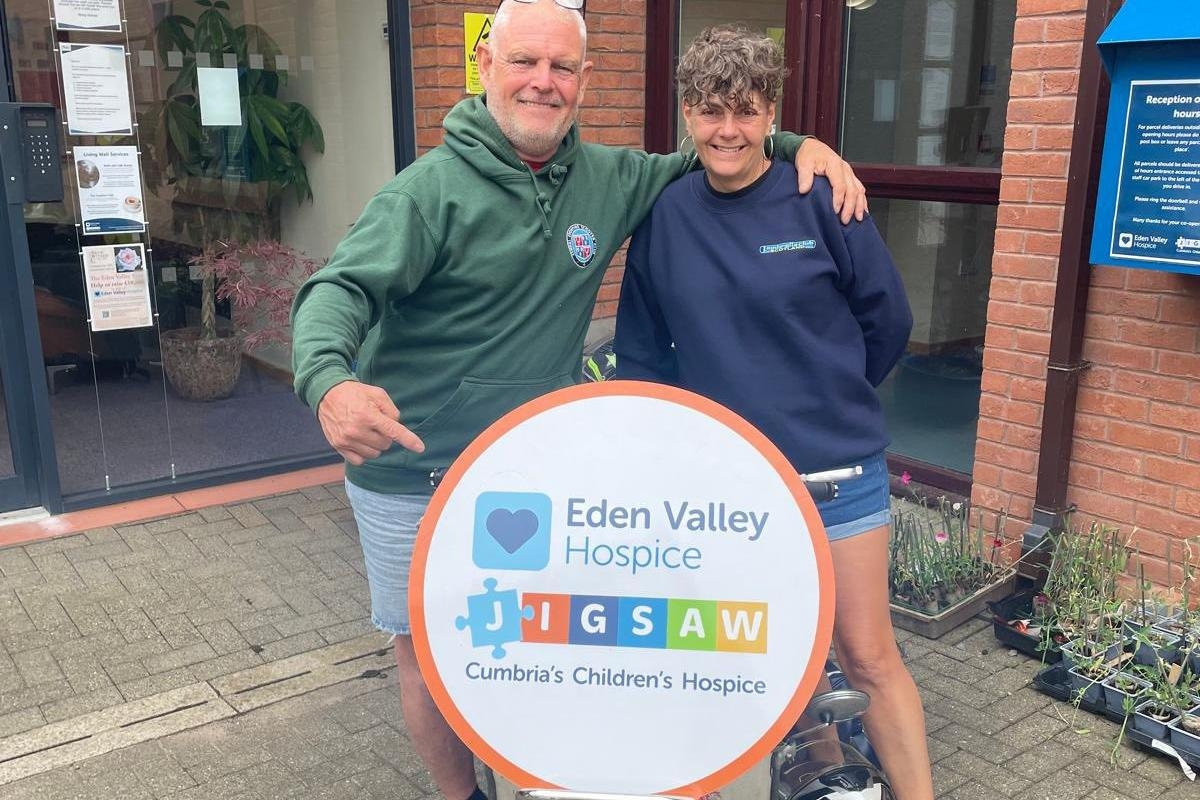 Cumbrian couple making journey on 1970s Lambretta from Spain to Cumbria