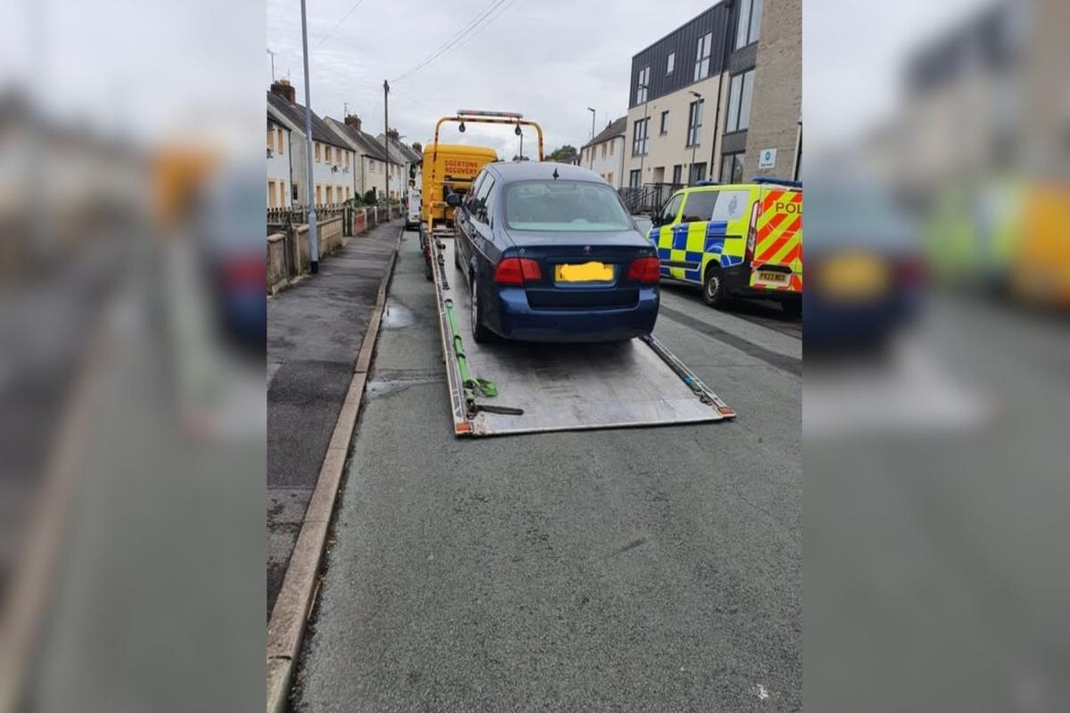 Police seize vehicle after driver caught speeding down coast road