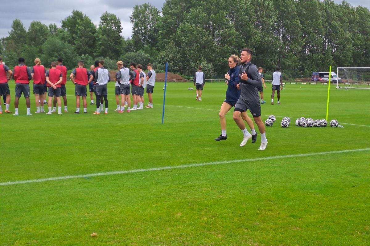Wyke steps up recovery as Blues pre-season training continues
